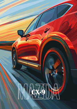 Mazda CX-9 Red SUV