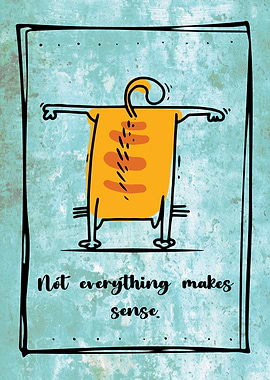 Funny Yoga Cat Saying