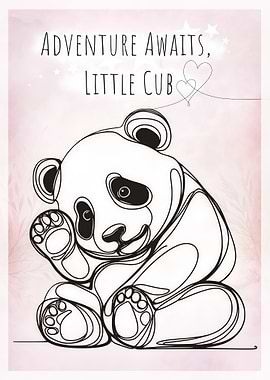 Panda Cub Adventure Awaits