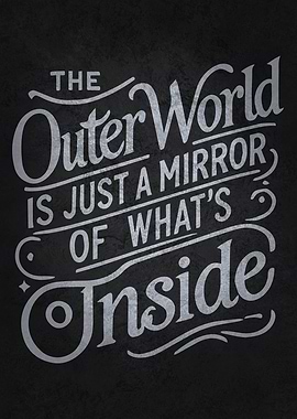 Outer World Is Reflection Of Inside, Law Of Attraction