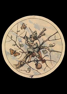 Piper in the Tree Franz von Stuck