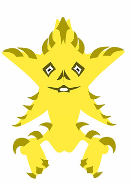 Yellow Star Creature