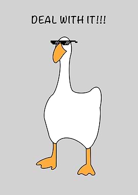 Goose with Sunglasses