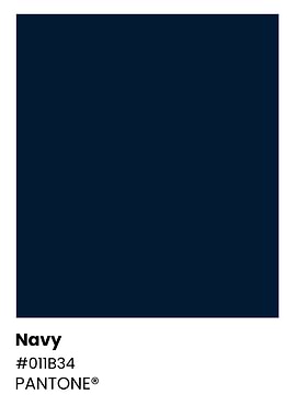 Pantone Navy Color