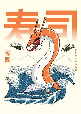 The Great Sushi off Kanagawa