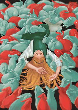 Alice in Wonderland Rabbits