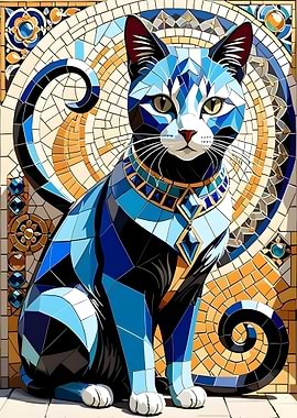 Mosaic Cat