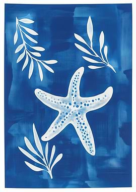 Blue Sea Star Marine Matisse