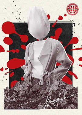 Abstract Collage Art