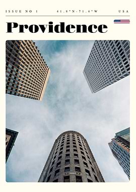 Providence Rhode Island Travel Art Poster