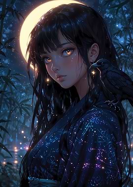 Moonlit Raven: Eastern Mystique
