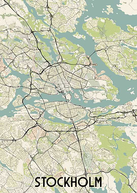 Stockholm City Map