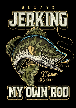 Funny Fishing Bass Fisherman