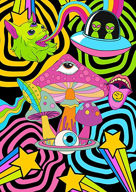 Psychedelic Trippy Art