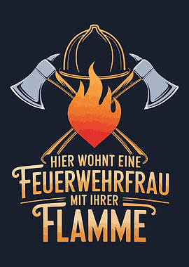 Firefighter Woman Design