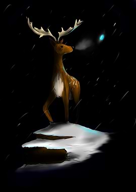 Deer in the Snow
