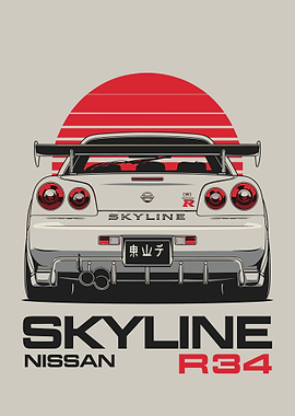 Skyline R34