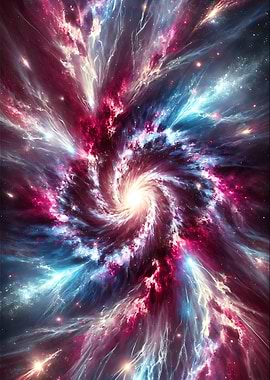 Cosmic Spiral Galaxy