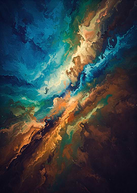 Abstract Cosmic Nebula