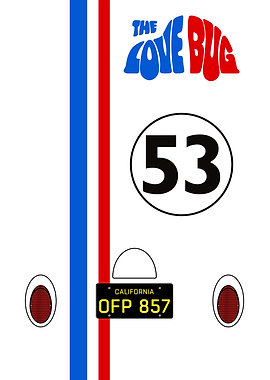 The Love Bug Retro Art