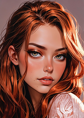 Digital Portrait of Woman - Carissa