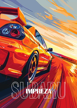 Subaru Impreza Poster