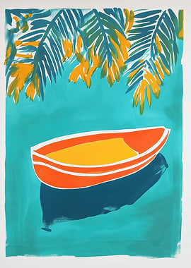 Tropical Matisse Boat