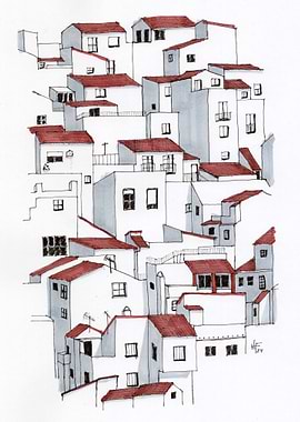 Cityscape of Pueblos Blancos