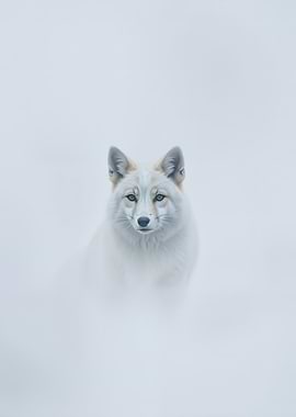 Arctic Fox in Snow