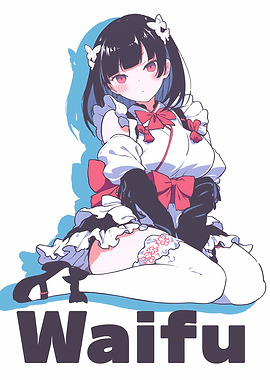 Anime Waifu Illustration