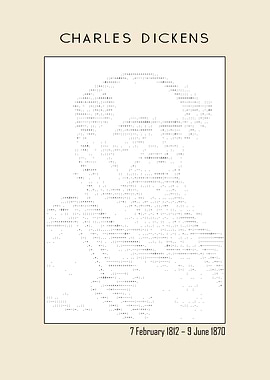 Charles Dickens – Ascii art