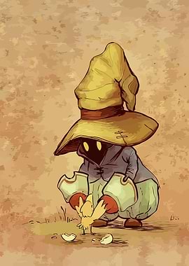 Black Mage with Chick
