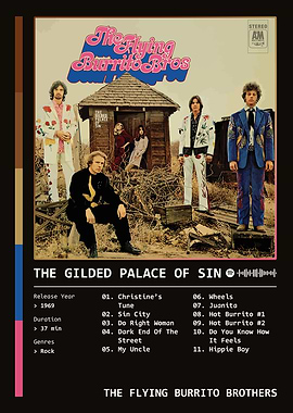 The Gilded Palace Of Sin (1969) Album by The Flying Burrito Brothers