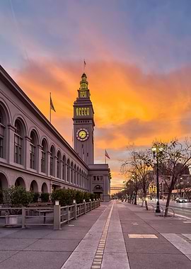 San Francisco Clock Tower Sunrise