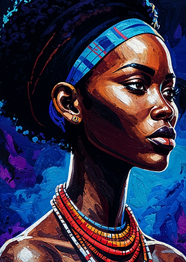 African Woman Portrait