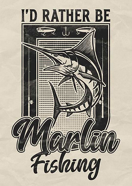Marlin Fishing Design