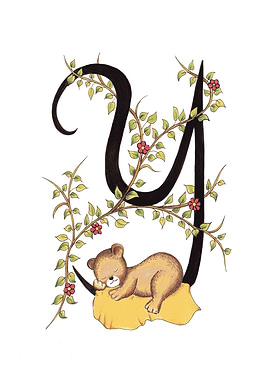 Sleeping Bear Letter Y