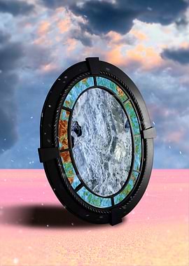 The Psychedelic Desert Mirror: Chaos and Calm in an Inverted Universe