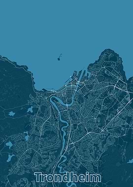 Trondheim City Map