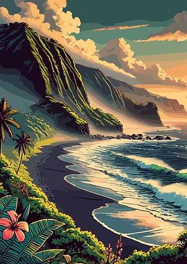 Tropical Beach Sunset