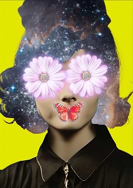 Cosmic Metamorphosis: Blossoms, Wings, and Silent Stars