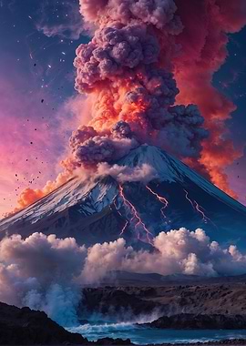 Beautiful Disaster Volcanic Eruption