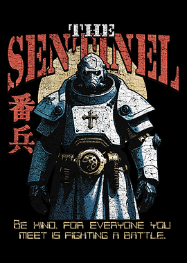 The Sentinel Retro Poster