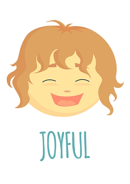 Joyful Boy Face expression