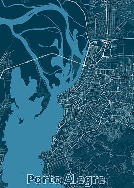 Porto Alegre City Map