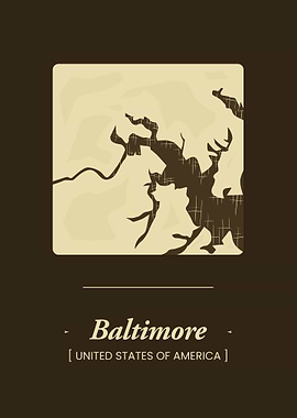 Baltimore City Map