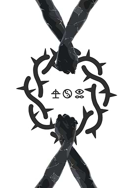 Crossed Arms with Crown