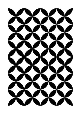 Black and White Geometric Pattern