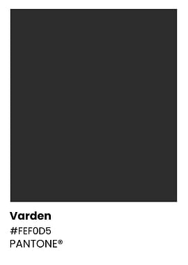 Pantone Color Chart - Varden