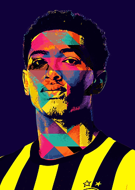 Jude Bellingham Football Player Portrait